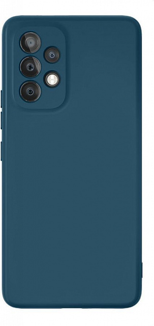 Чехол защитный vlp Silicone Case для Samsung Galaxy A53 5G темно-синий